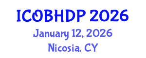 International Conference on Organizational Behavior and Human Decision Processes (ICOBHDP) January 12, 2026 - Nicosia, Cyprus International Conference on Organizational Behavior and Human Decision Processes (ICOBHDP) January 12, 2026 - Nicosia, Cyprus