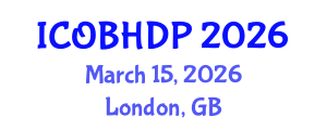 International Conference on Organizational Behavior and Human Decision Processes (ICOBHDP) March 15, 2026 - London, United Kingdom