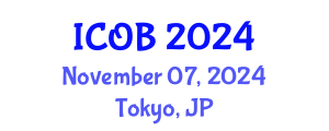 International Conference on Organizational Behavior (ICOB) November 07, 2024 - Tokyo, Japan