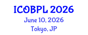 International Conference on Organizational Behavior, Performance and Leadership (ICOBPL) June 10, 2026 - Tokyo, Japan