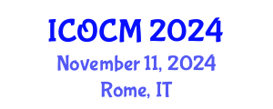 International Conference on Organizational Change Management (ICOCM) November 11, 2024 - Rome, Italy