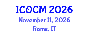 International Conference on Organizational Change Management (ICOCM) November 11, 2026 - Rome, Italy