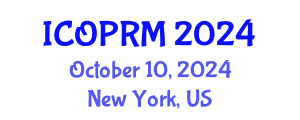International Conference on Organizational Psychology and Research Methods (ICOPRM) October 10, 2024 - New York, United States