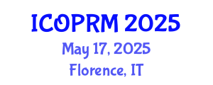 International Conference on Organizational Psychology and Research Methods (ICOPRM) May 17, 2025 - Florence, Italy