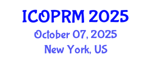 International Conference on Organizational Psychology and Research Methods (ICOPRM) October 07, 2025 - New York, United States