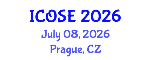 International Conference on Orthopaedics and Sports Engineering (ICOSE) July 08, 2026 - Prague, Czechia