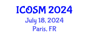 International Conference on Orthopaedics and Sports Medicine (ICOSM) July 18, 2024 - Paris, France