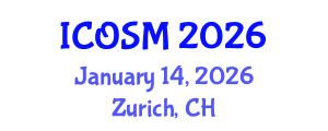 International Conference on Orthopaedics and Sports Medicine (ICOSM) January 14, 2026 - Zurich, Switzerland