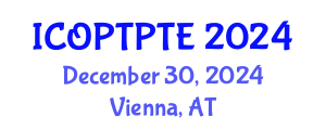 International Conference on Orthopedic Physical Therapy and Pressure Therapy Equipments (ICOPTPTE) December 30, 2024 - Vienna, Austria