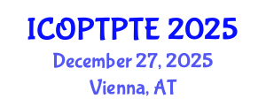 International Conference on Orthopedic Physical Therapy and Pressure Therapy Equipments (ICOPTPTE) December 27, 2025 - Vienna, Austria