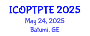 International Conference on Orthopedic Physical Therapy and Pressure Therapy Equipments (ICOPTPTE) May 24, 2025 - Batumi, Georgia