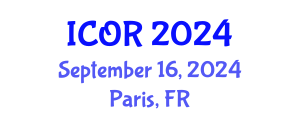 International Conference on Orthopedics and Rheumatology (ICOR) September 16, 2024 - Paris, France