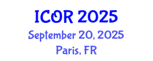 International Conference on Orthopedics and Rheumatology (ICOR) September 20, 2025 - Paris, France