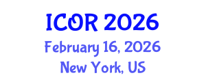 International Conference on Orthopedics and Rheumatology (ICOR) February 16, 2026 - New York, United States International Conference on Orthopedics and Rheumatology (ICOR) February 16, 2026 - New York, United States