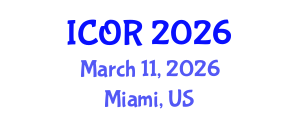 International Conference on Orthopedics and Rheumatology (ICOR) March 11, 2026 - Miami, United States