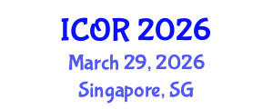 International Conference on Orthopedics and Rheumatology (ICOR) March 29, 2026 - Singapore, Singapore