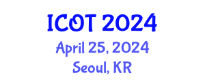 International Conference on Orthopedics and Traumatology (ICOT) April 25, 2024 - Seoul, Republic of Korea