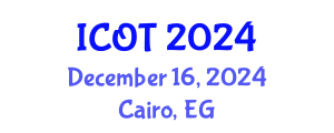 International Conference on Orthopedics and Traumatology (ICOT) December 16, 2024 - Cairo, Egypt
