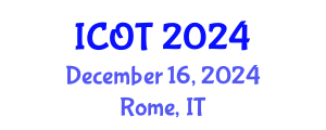 International Conference on Orthopedics and Traumatology (ICOT) December 16, 2024 - Rome, Italy
