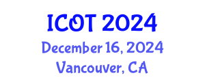 International Conference on Orthopedics and Traumatology (ICOT) December 16, 2024 - Vancouver, Canada