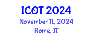 International Conference on Orthopedics and Traumatology (ICOT) November 11, 2024 - Rome, Italy