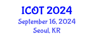 International Conference on Orthopedics and Traumatology (ICOT) September 16, 2024 - Seoul, Republic of Korea