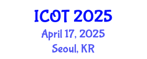 International Conference on Orthopedics and Traumatology (ICOT) April 17, 2025 - Seoul, Republic of Korea