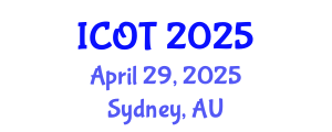 International Conference on Orthopedics and Traumatology (ICOT) April 29, 2025 - Sydney, Australia
