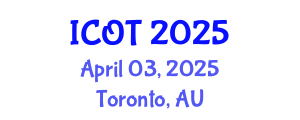 International Conference on Orthopedics and Traumatology (ICOT) April 03, 2025 - Toronto, Australia