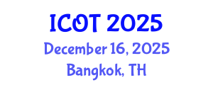 International Conference on Orthopedics and Traumatology (ICOT) December 16, 2025 - Bangkok, Thailand