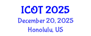 International Conference on Orthopedics and Traumatology (ICOT) December 20, 2025 - Honolulu, United States