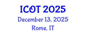 International Conference on Orthopedics and Traumatology (ICOT) December 13, 2025 - Rome, Italy