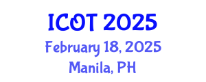 International Conference on Orthopedics and Traumatology (ICOT) February 18, 2025 - Manila, Philippines