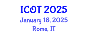 International Conference on Orthopedics and Traumatology (ICOT) January 18, 2025 - Rome, Italy