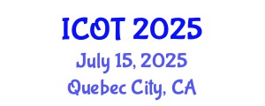 International Conference on Orthopedics and Traumatology (ICOT) July 15, 2025 - Quebec City, Canada