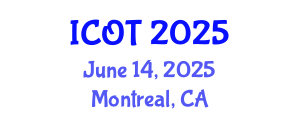 International Conference on Orthopedics and Traumatology (ICOT) June 14, 2025 - Montreal, Canada