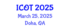 International Conference on Orthopedics and Traumatology (ICOT) March 25, 2025 - Doha, Qatar