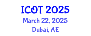 International Conference on Orthopedics and Traumatology (ICOT) March 22, 2025 - Dubai, United Arab Emirates