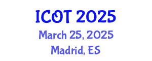 International Conference on Orthopedics and Traumatology (ICOT) March 25, 2025 - Madrid, Spain