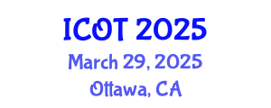 International Conference on Orthopedics and Traumatology (ICOT) March 29, 2025 - Ottawa, Canada