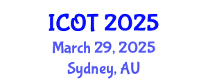 International Conference on Orthopedics and Traumatology (ICOT) March 29, 2025 - Sydney, Australia
