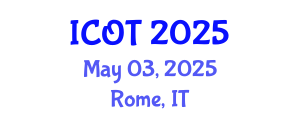 International Conference on Orthopedics and Traumatology (ICOT) May 03, 2025 - Rome, Italy