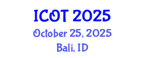 International Conference on Orthopedics and Traumatology (ICOT) October 25, 2025 - Bali, Indonesia