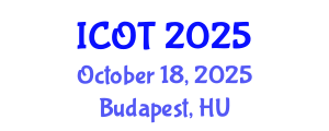 International Conference on Orthopedics and Traumatology (ICOT) October 18, 2025 - Budapest, Hungary