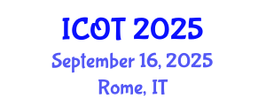 International Conference on Orthopedics and Traumatology (ICOT) September 16, 2025 - Rome, Italy