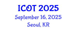 International Conference on Orthopedics and Traumatology (ICOT) September 16, 2025 - Seoul, Republic of Korea