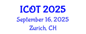 International Conference on Orthopedics and Traumatology (ICOT) September 16, 2025 - Zurich, Switzerland