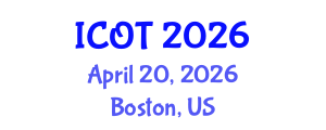 International Conference on Orthopedics and Traumatology (ICOT) April 20, 2026 - Boston, United States International Conference on Orthopedics and Traumatology (ICOT) April 20, 2026 - Boston, United States