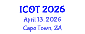 International Conference on Orthopedics and Traumatology (ICOT) April 13, 2026 - Cape Town, South Africa International Conference on Orthopedics and Traumatology (ICOT) April 13, 2026 - Cape Town, South Africa
