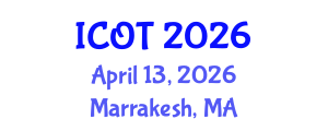 International Conference on Orthopedics and Traumatology (ICOT) April 13, 2026 - Marrakesh, Morocco International Conference on Orthopedics and Traumatology (ICOT) April 13, 2026 - Marrakesh, Morocco